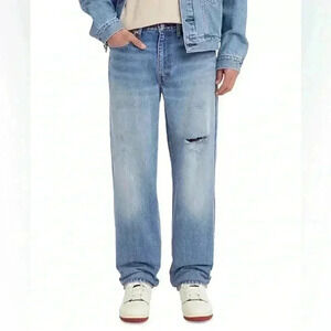 NWT Levi’s Men's 550 Relaxed Fit Jeans Distressed Color: Thrift Casual DX